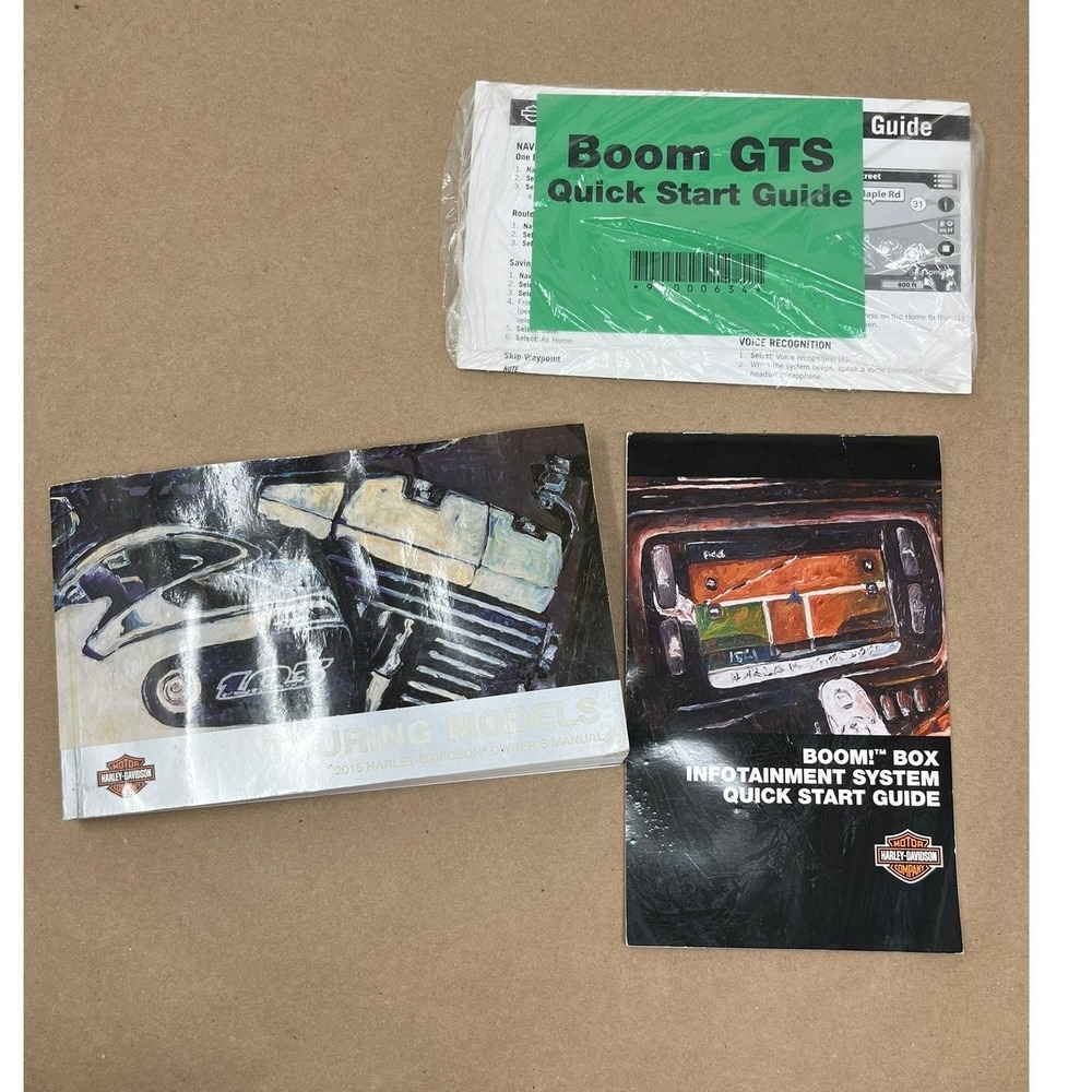 HARLEY-DAVIDSON 2015 Touring Models Owner's Manual Boom Box Guide